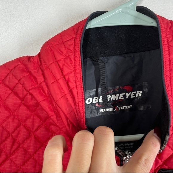 Obermeyer Quilted Jacket Red size 7 - Picture 2 of 8